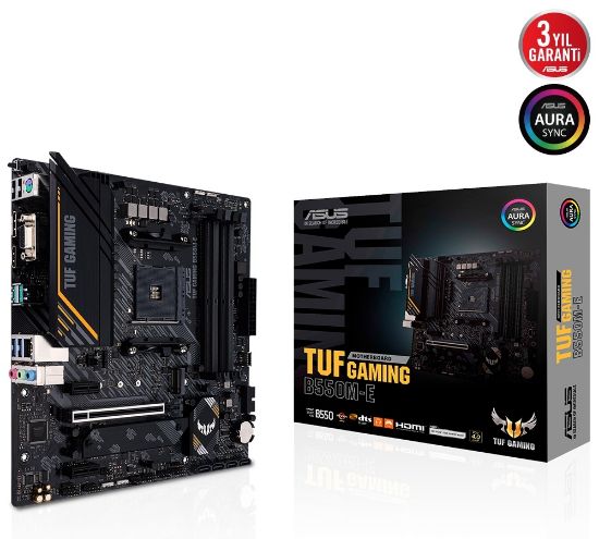 ASUS TUF GAMING B550M-E DDR4 4600Mhz(OC) HDMI M.2 mATX AM4 resmi