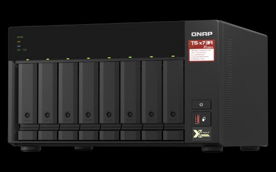 QNAP TS-873A 8 YUVALI 8GB NAS DEPOLAMA ÜNİTESİ resmi