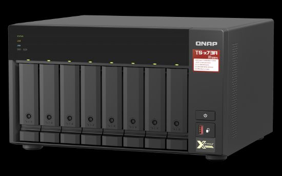 QNAP TS-873A 8 YUVALI 8GB NAS DEPOLAMA ÜNİTESİ resmi