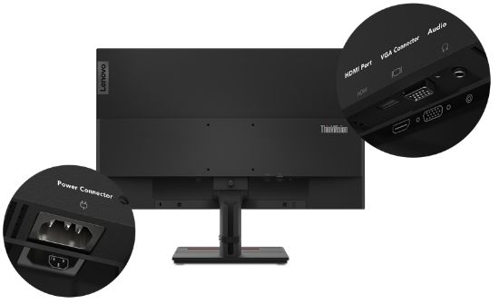 27 LENOVO ThinkVision S27e-20 62AFKAT2TK IPS FHD 4MS 60HZ HDMI VGA 3 Yıl Garanti resmi