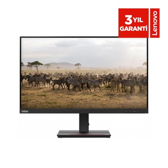 27 LENOVO ThinkVision S27e-20 62AFKAT2TK IPS FHD 4MS 60HZ HDMI VGA 3 Yıl Garanti resmi