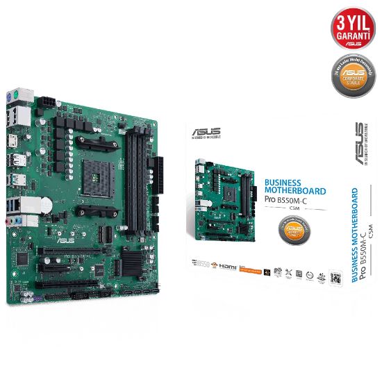 ASUS PRO B550M-C/CSM 4600(O.C) mATX AM4 resmi