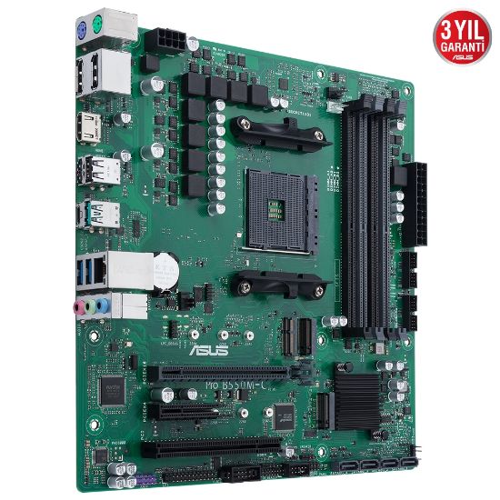 ASUS PRO B550M-C/CSM 4600(O.C) mATX AM4 resmi