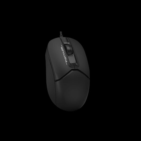 A4 TECH FM12 OPTIK MOUSE USB SİYAH 1200 DPI resmi