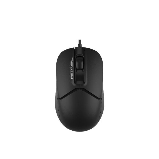 A4 TECH FM12 OPTIK MOUSE USB SİYAH 1200 DPI resmi