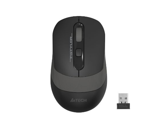 A4 TECH FG10S OPTIK MOUSE NANO SILENT GRİ 2000 DPI resmi