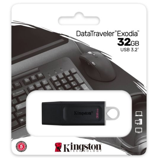 32GB USB3.2 Gen1 DTX/32GB Exodia KINGSTON resmi