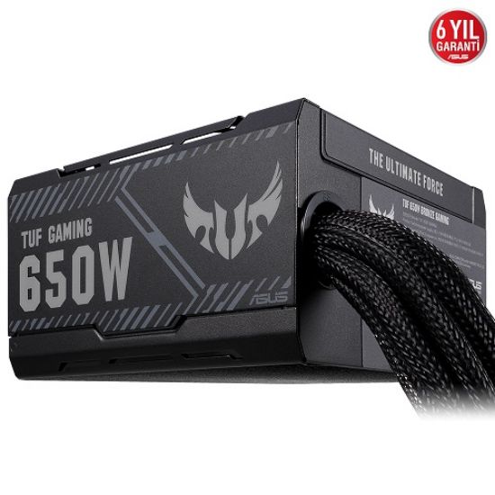 ASUS TUF GAMING 650B 80+ BRONZE 650W GÜÇ KAYNAĞI resmi