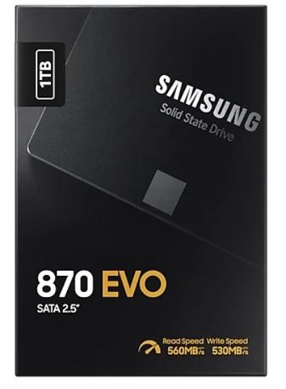 1TB SAMSUNG 870 560/530MB/s EVO MZ-77E1T0BW SSD resmi