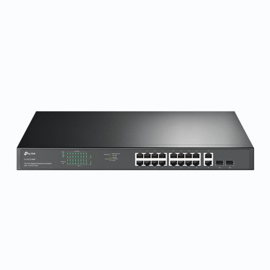 TP-LINK TL-SG1218MP 18PORT 10/100/1000 YÖNETİLEMEZ POE SWITCH resmi