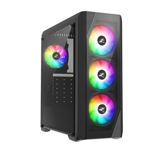 ZALMAN N5TF 600W 4X RGB FAN TEMBERLİATX MIDT KASA  resmi