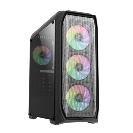 ZALMAN N5MF 600W ATX 4XRGB FAN MİDT KASA resmi