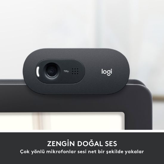 LOGITECH C505 WEBCAM HD - SİYAH 960-001364 resmi