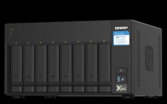 QNAP TS-832PX 8 YUVALI 4GB NAS DEPOLAMA ÜNİTESİ resmi