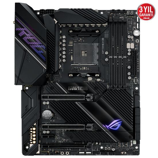 ASUS ROG CROSSHAIR VIII DARK HERO DDR4 4866MHz (OC) AM4 resmi