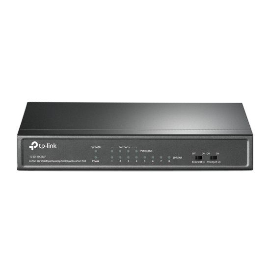 TP-LINK TL-SF1008LP 8PORT 10/100 YÖNETİLEMEZ POE SWITCH resmi