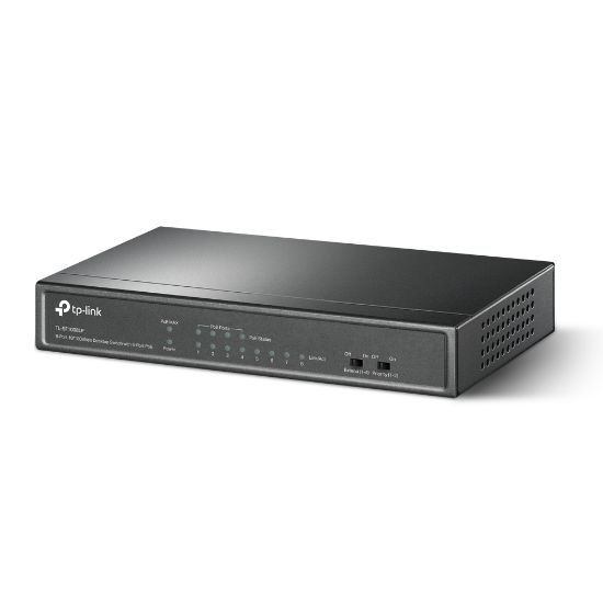 TP-LINK TL-SF1008LP 8PORT 10/100 YÖNETİLEMEZ POE SWITCH resmi