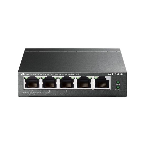 TP-LINK TL-SF1005LP 5PORT 10/100 YÖNETİLEMEZ POE SWITCH resmi