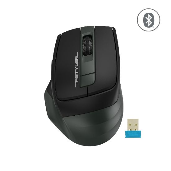 A4 TECH FB35 OPTIK MOUSE BLUETOOTH+NANO USB YEŞİL resmi