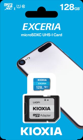 128GB MICRO SDHC C10 100MB/s KIOXIA LMEX1L128GG2 resmi