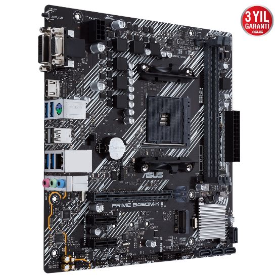 ASUS PRIME B450M-K II 4400 DDR4 DVI VGA M2 AM4 resmi