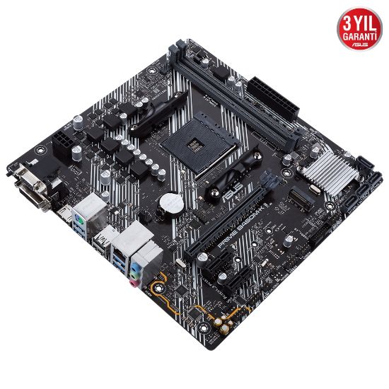 ASUS PRIME B450M-K II 4400 DDR4 DVI VGA M2 AM4 resmi