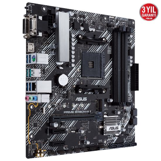 ASUS PRIME B450M-A II 4400 DDR4 DVI VGA M2 AM4  resmi