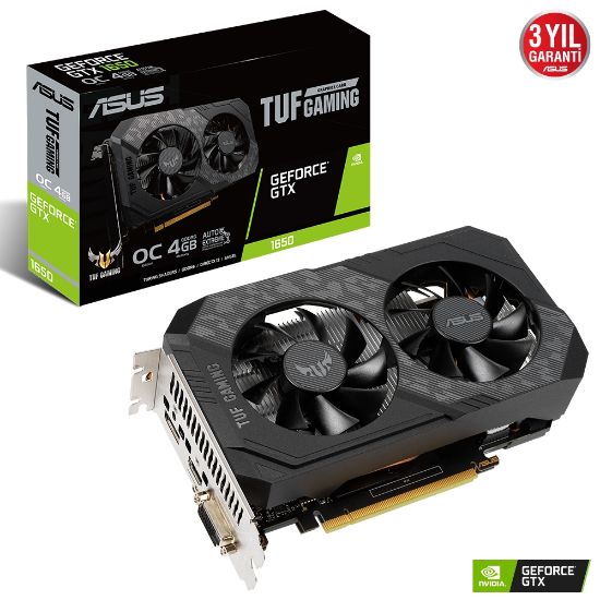 ASUS TUF-GTX1650-O4GD6-GAMING 4GB GDDR6 HDMI 128Bit resmi