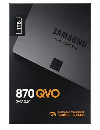 1TB SAMSUNG 870 560/530MB/s QVO MZ-77Q1T0BW SSD resmi