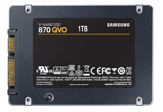 1TB SAMSUNG 870 560/530MB/s QVO MZ-77Q1T0BW SSD resmi