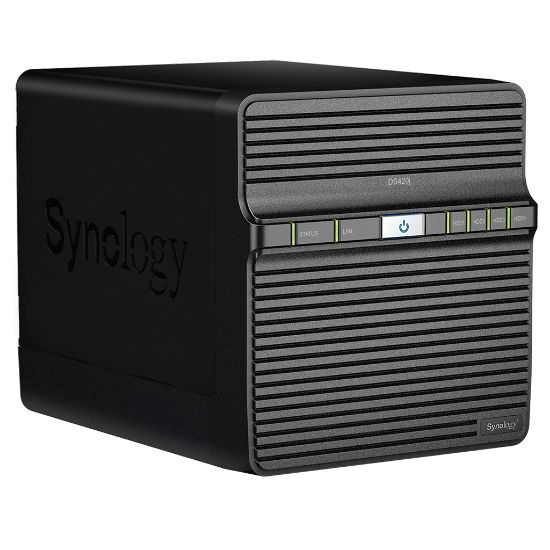 SYNOLOGY DS420J 4 YUVALI 1GB NAS DEPOLAMA ÜNİTESİ resmi