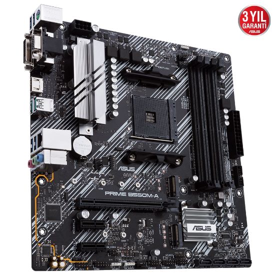 ASUS PRIME B550M-A  DDR4 4600Mhz mATX AM4 resmi