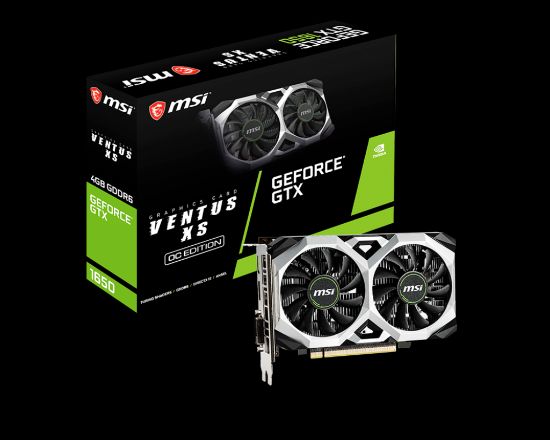 MSI GTX 1650 D6 VENTUS XS OC 4GB DP HDMI 128Bit resmi