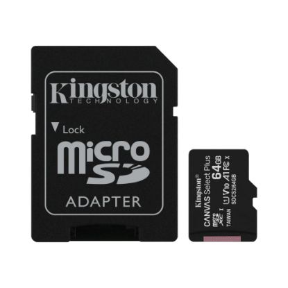 64GB MICRO SD CANVAS PLUS KINGSTON SDCS2/64GB resmi