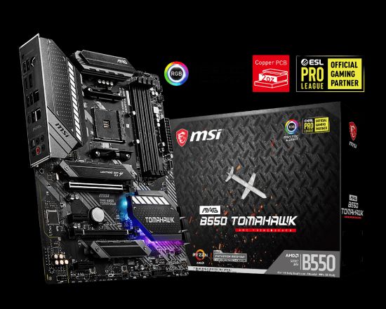 MSI MAG B550 TOMAHAWK DDR4 5100(OC)Mhz ATX AM4 resmi