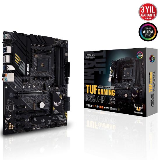 ASUS TUF GAMING B550-PLUS DDR4 4600Mhz ATX AM4 resmi