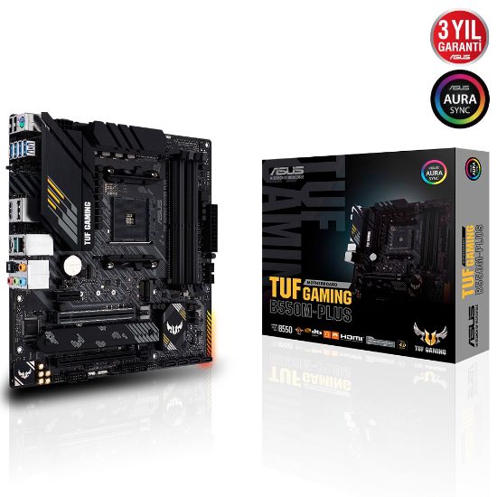 ASUS TUF GAMING B550M-PLUS DDR4 4600Mhz mATX AM4 resmi