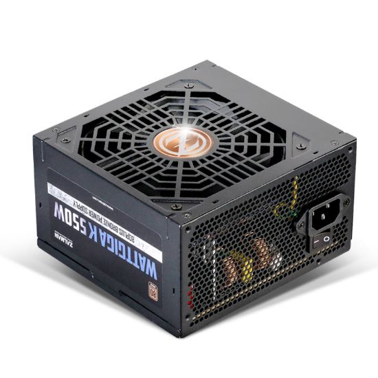 ZALMAN ZM550-GVII 550W 80+ 120MM PSU resmi