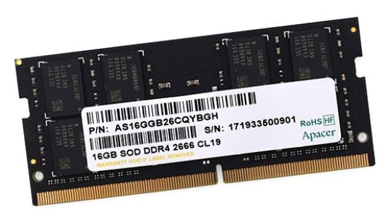 Apacer 16GB (1x16GB) 2666Mhz CL19 DDR4 Notebook SODIMM Ram (ES.16G2V.GNH) resmi