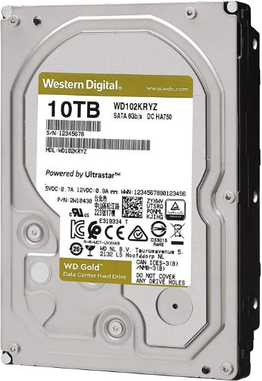 10TB WD GOLD ENTERPRISE 7200RPM SATA3 256MB WD102KRYZ resmi