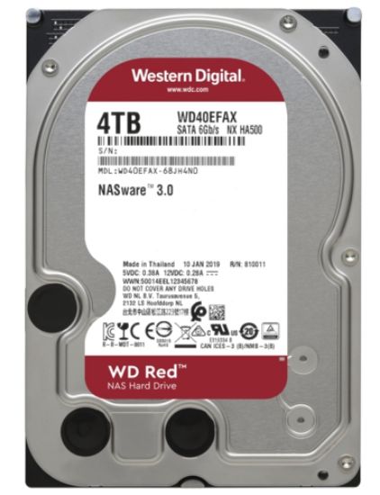 4TB WD Red Intellipower SATA3 64MB WD40EFAX resmi