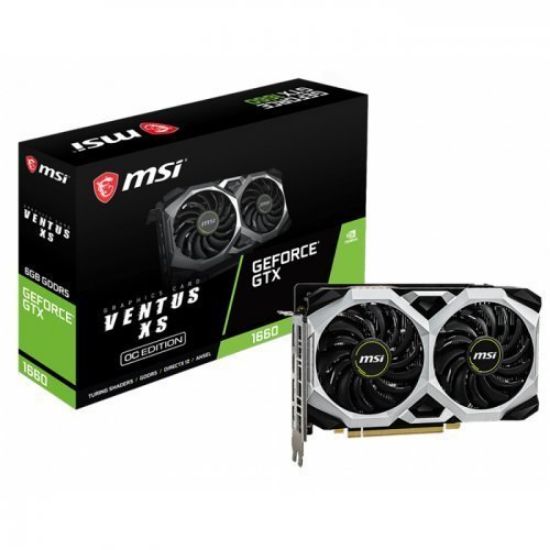 MSI GTX 1660 SUPER VENTUS XS OC 6GB GDDR6 HDMI DP 192Bit resmi