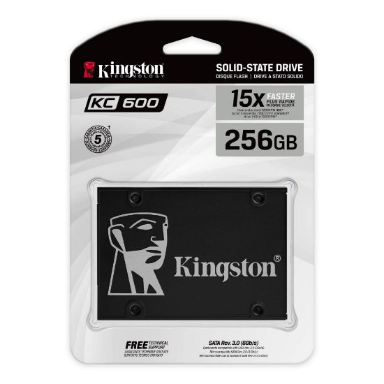 256GB KINGSTON KC600 550/500MBs SSD SKC600/256G resmi