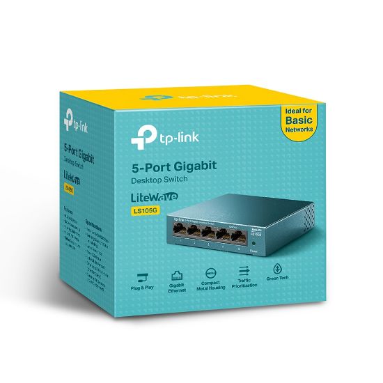 TP-LINK LS105G 5PORT 10/100/1000 YÖNETİLEMEZ SWITCH resmi