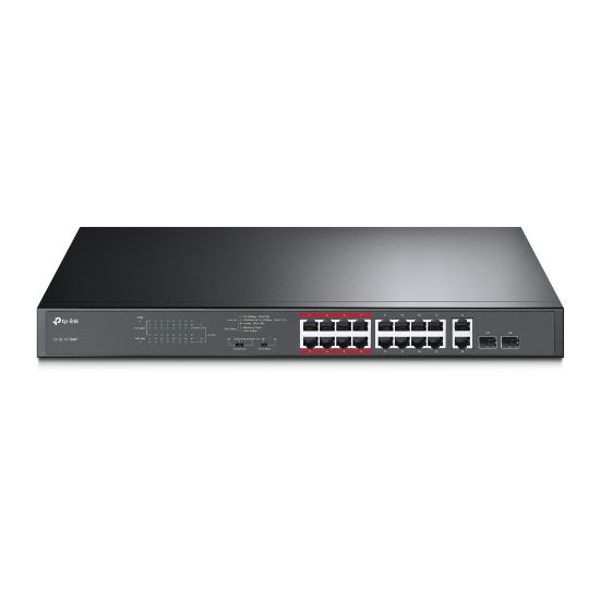 TP-LINK TL-SL1218MP 16PORT 10/100 YÖNETİLEMEZ POE SWITCH resmi