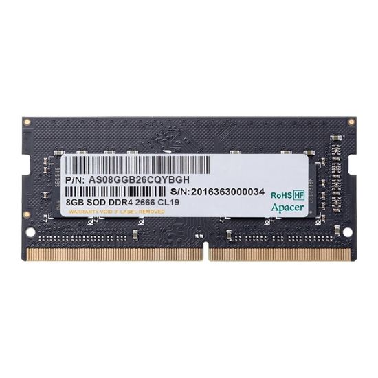 Apacer 8GB (1x8GB) 2666Mhz CL19 DDR4 Notebook SODIMM Ram (ES.08G2V.GNH) resmi