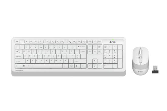 A4 TECH FG1010 Q 2.4 GHZ USB BEYAZ KLAVYE+MOUSE KABLOSUZ SET resmi