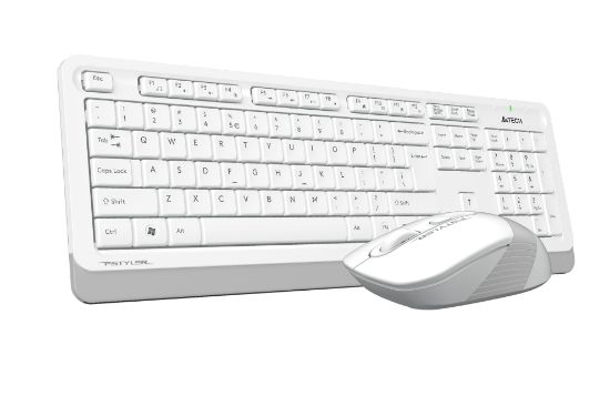 A4 TECH FG1010 Q 2.4 GHZ USB BEYAZ KLAVYE+MOUSE KABLOSUZ SET resmi