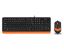 A4 TECH F1010 Q USB TURUNCU MM KLAVYE+OPTİK MOUSE resmi