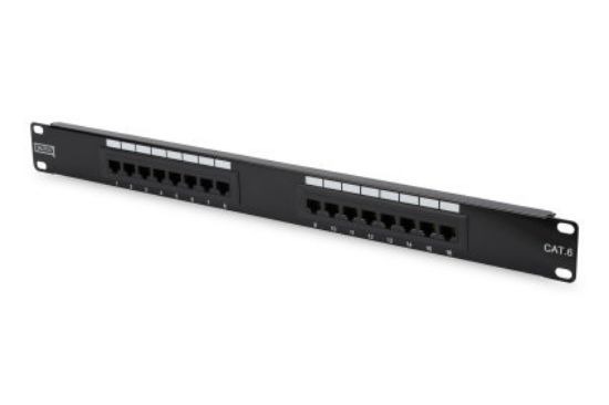 DIGITUS DN-91616U 16PORT CAT6 UTP PATCH PANEL resmi